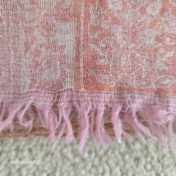 NWOT Otto Amano Cashmere Lightweight Scarf - Picture 10 of 15